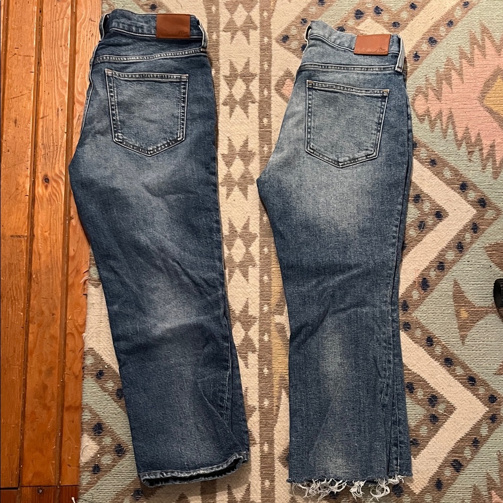 J. Crew Dark Blue Flare Jeans